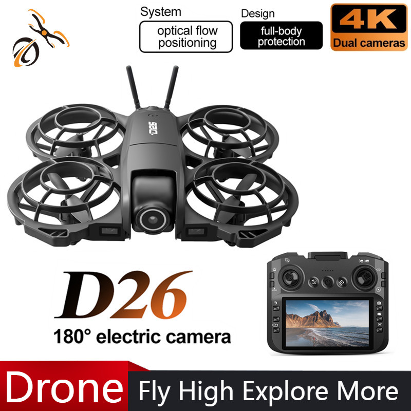 Drone Gimbal Brushless - Drone D26 4K Aérien HD 180