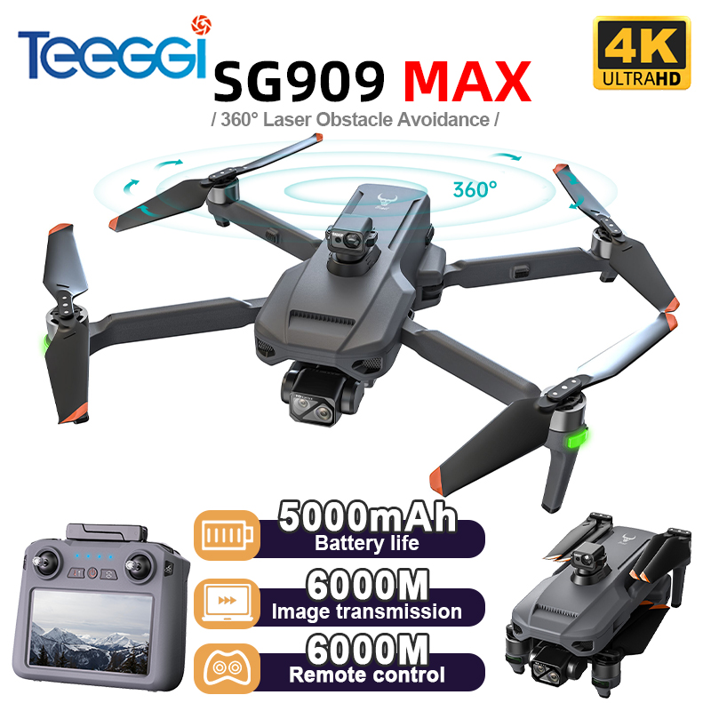 Drone GPS Teeggi SG909 MAX ave - Drone Gimbal Brushless avis et prix